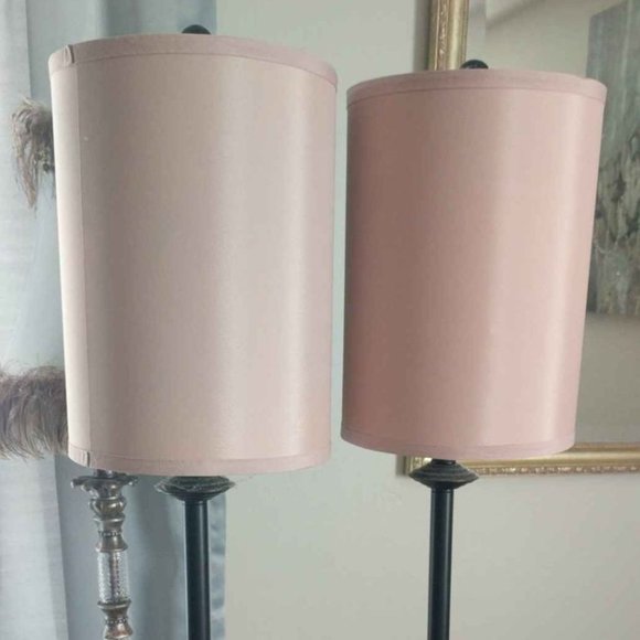 Venetian Bronze & cream lamps - Picture 1 of 1